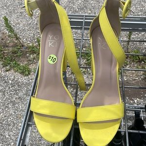 Yellow Yoki heels